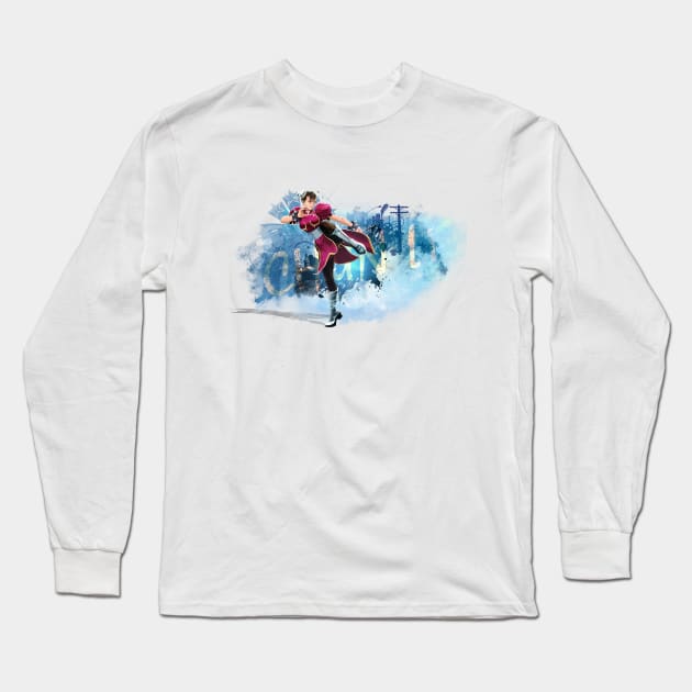 Chun Li - Street Fighter Long Sleeve T-Shirt by CaptainMazda